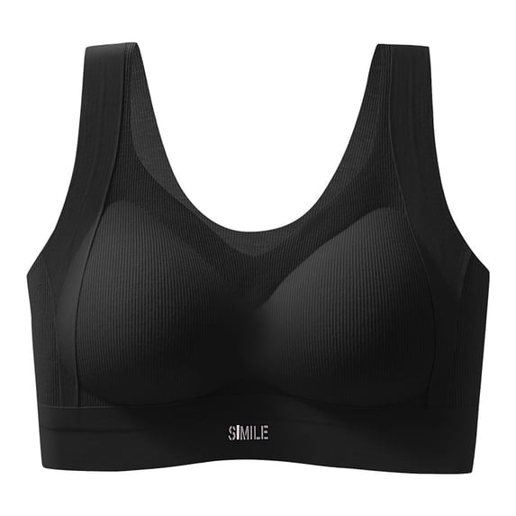 Womens Seamless Wireless Supportive Bras Push Up Comfort Soft No Underwire Full Coverage T-Shirt Bra Plus Size