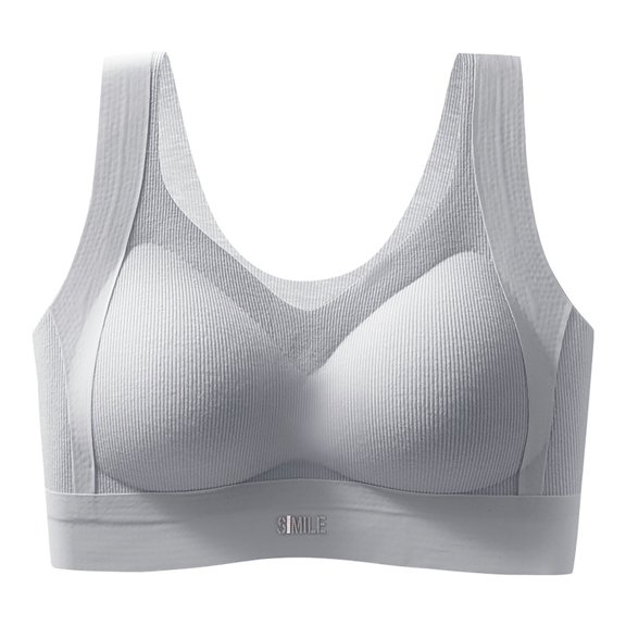 Womens Seamless Wireless Supportive Bras Push Up Comfort Soft No Underwire Full Coverage T-Shirt Bra Plus Size