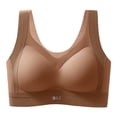 thumbnail image 1 of Womens Seamless Wireless Supportive Bras Push Up Comfort Soft No Underwire Full Coverage T-Shirt Bra Plus Size, 1 of 7