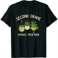 thumbnail image 1 of Womens Second Grade Grows Together T-Shirt Black Small, 1 of 5