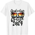 thumbnail image 1 of Womens Senior Graduation Trip Cruise 2024 Retro Ship Party Cruise T-Shirt, 1 of 5