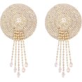 thumbnail image 1 of Womens Sequin Rave Pasties Adhesive Breast Petal Pasty, 1 of 14