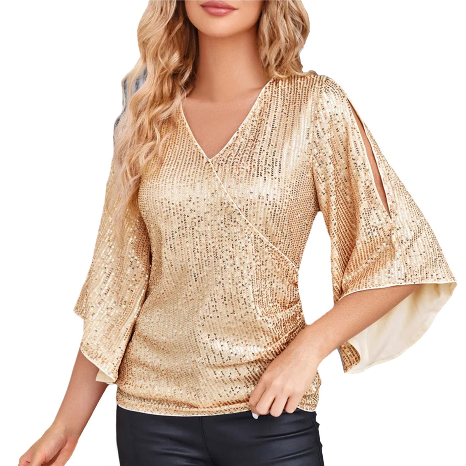 Glittery evening tops outlet