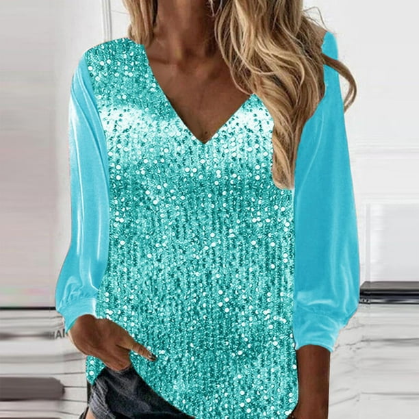 Sparkle blouses tops sale