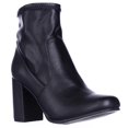 thumbnail image 1 of Womens Seven Dials Teresa Block Heel Stretch Booties, Black, 1 of 6