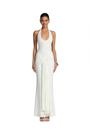 sexy white bachelorette dress Dresses Trend:4thofJuly color:Cinnamon Rose Neckline Portrait Wedding Dresses youre going to find