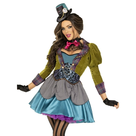 Leg Avenue Women's Deluxe Mad Hatter Costume