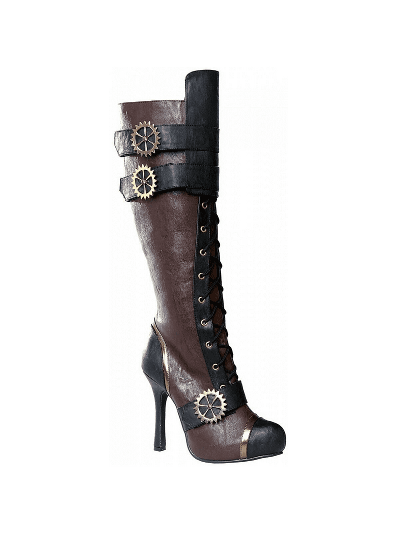 Womens Sexy Knee High Steampunk Boots Footwear Size 6