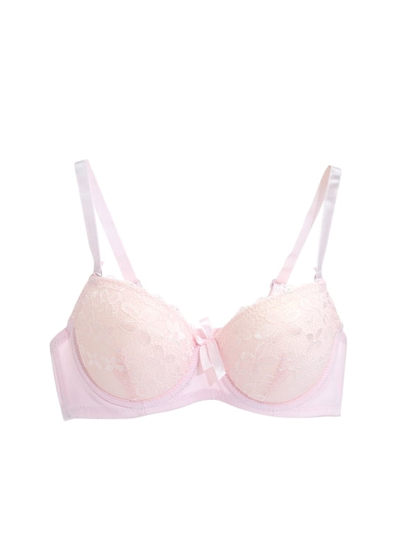 Womens Sexy Lace Bra Gathered Thin Ultra-Soft Comfy High Support Wireless Bras Fashion Solid Color Breathable Push Up Bras