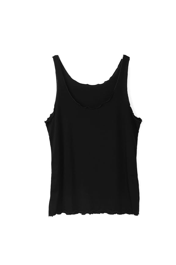 Womens Sexy Sleeveless for Tank Top Low Cut Neckline Solid Color Loose Casual Be