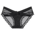 thumbnail image 1 of Womens Sexy Underwear Womens Lace Underwear Funny Thong Black Underwear Shorts Women L, 1 of 3