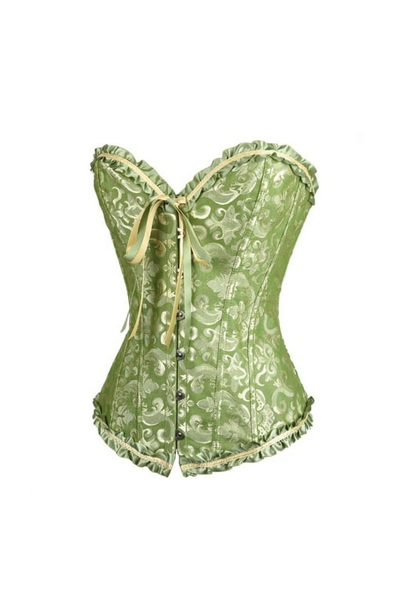 Womens Sexy Vintage Gothic Cloak with Hood Party Floral Lace Up Gothic Clothes for Women 2020 Slim Corset Bustier Tube Women's Gothic Clothing Plus Size Top