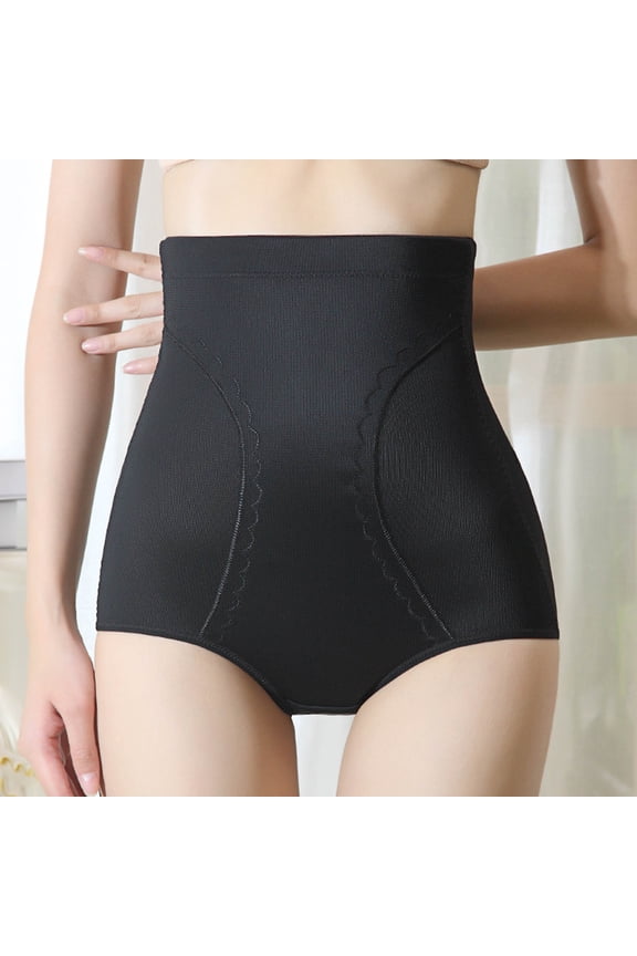 Womens Shapewear Underwear Plus Size M-5X High Waisted Smoothing Butt Lifting Shaping Boy Shorts Casual Solid Stretchy Slim No Show Panties