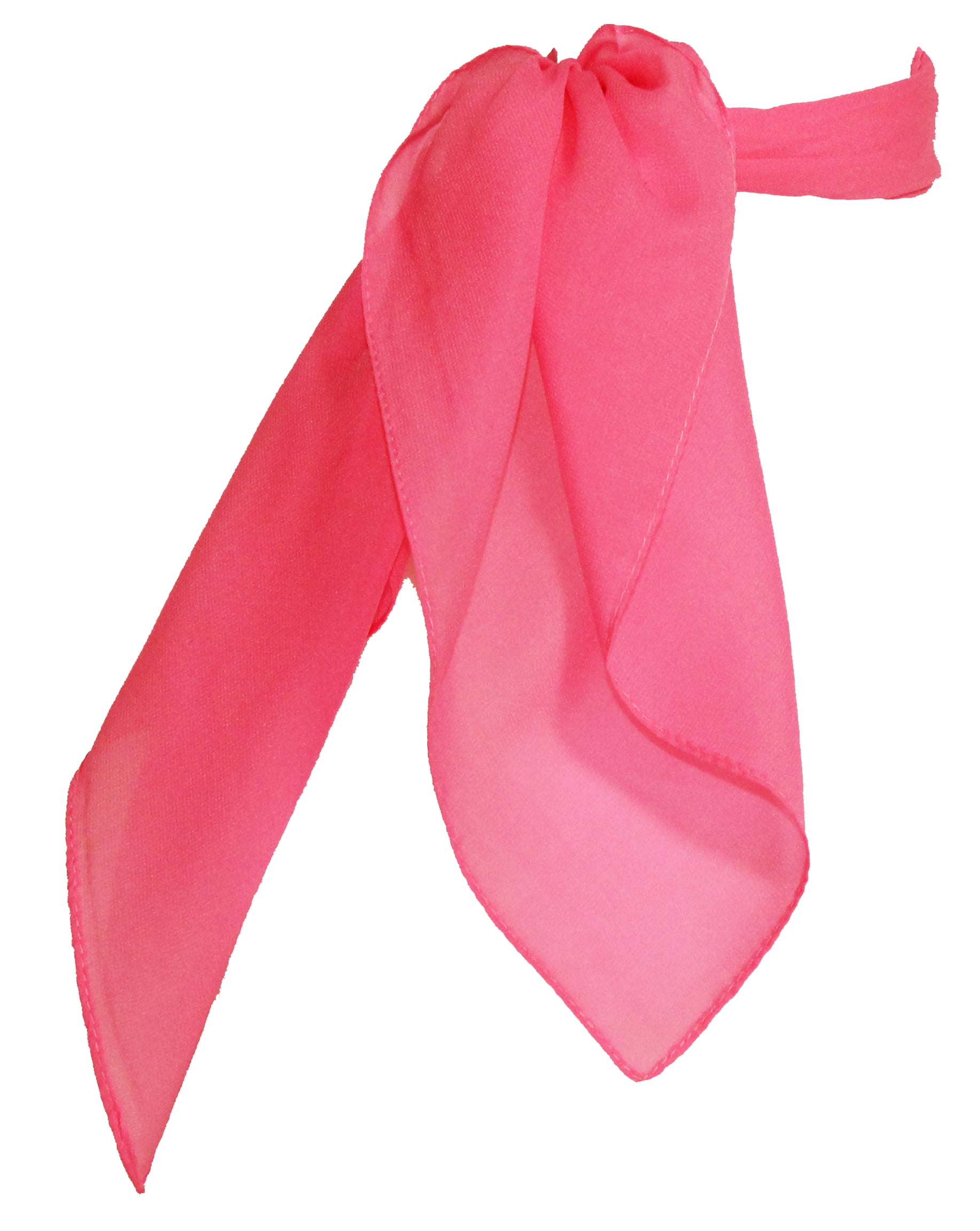 Royal Silk 23 Bright Pink Silk Bandana