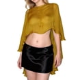 thumbnail image 1 of Womens Sheer Poncho Shrug Bolero, Lightweight Summer Shrug Pullover Sweater Crochet Summer Tops See Through Mesh Spring Sweaters Beach Cover Ups, 1 of 6