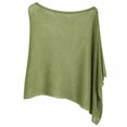 thumbnail image 1 of Womens Sheer Poncho Top  Knitted Summer Asymmetrical Mesh Shawl Pullover Sweater Cover Up Tops, 1 of 7