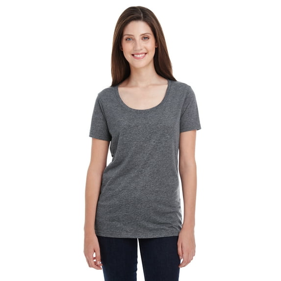 Womens Sheer Scoop Neck T-Shirt