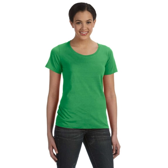 Womens Sheer Scoop Neck T-Shirt