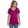 thumbnail image 1 of Womens Sheer V-Neck T-Shirt, 1 of 1