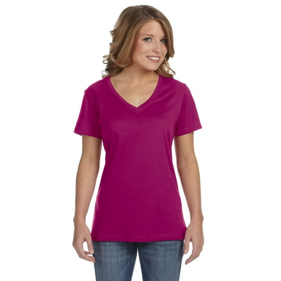Womens Sheer V-Neck T-Shirt