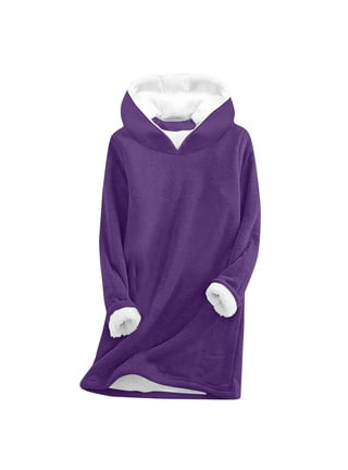 Oversized Hoodie For Women Thick Fleece Hoodie Sweatshirt Fleece Lined  Winter Velvet Warm Hoodie Women'S Pullover