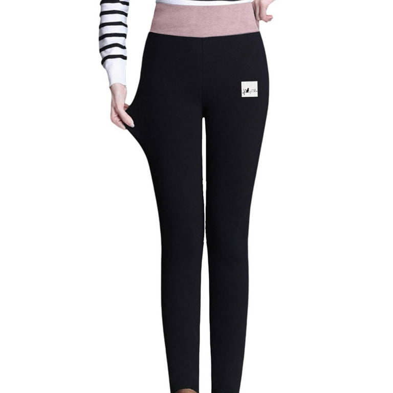 Women's Winter Thermal Leggings With Cashmere, Thick Fleece Lined