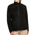 thumbnail image 1 of Womens Sherpa Fleece Zip Up Winter Jacket with Pockets, Black, Small, 1 Pack, 1 of 2