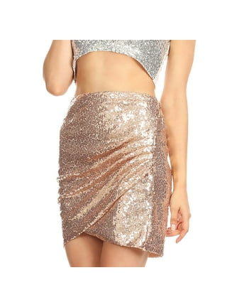 Gold sequin skirt 50s clearance