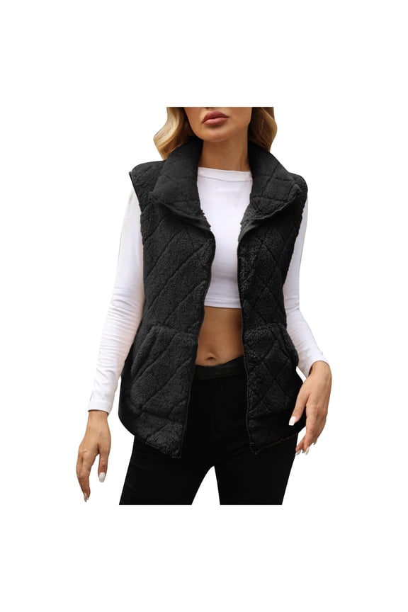 Womens Shirt Loose Fit Zip Front Pattern Petite Tops for Women,Black,XL