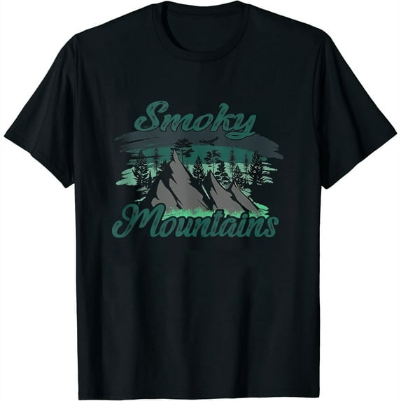 Womens Shirt Mountains Are Calling Smoky Mountains Tank Top Black X-Large