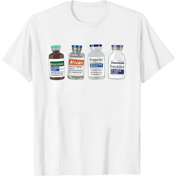 Womens Shirt Sedation Squad Pharmacology Crna Icu Nurse Appreciation Raglan Baseball Tee White X-Large