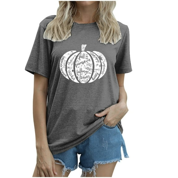 Womens Shirts Blouses Loose Printed Short Sleeve Round Neck Womens Shirts Tank,Grey,3XL