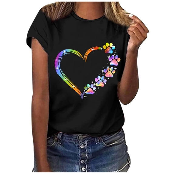 Womens Shirts Casual Crewneck Cap Sleeve T Shirt Cute Summer Tops Loose Knitted Blouses