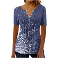 thumbnail image 1 of Womens Shirts Dressy Casual Womens Tops Blouses Summer Summer Tees for Women 2025 Women Blouses, 1 of 4