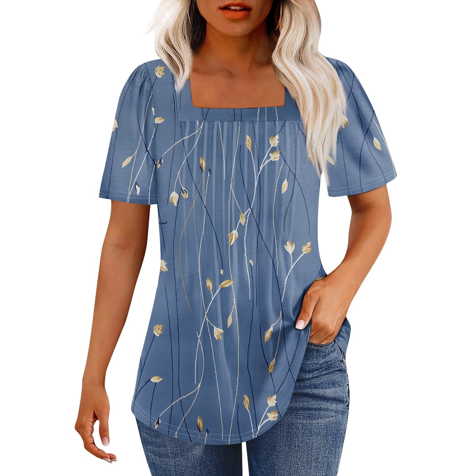 Womens Shirts Short Sleeve - Walmart.com