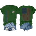 thumbnail image 1 of Womens Shirts Summer 250Th Anniversary Usa for Women 17762026 Patriotic American Flag V Neck T July 4Th Graphic Tee 250 Anniversary Usa Shirt Women Black L, 1 of 8