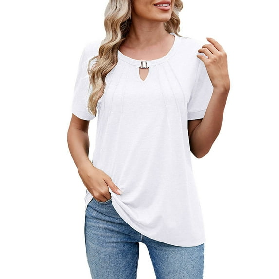 Womens Shirts Summer Basic Tops For Pack Tops Shirts For Trendy Casual Tshirts Shirts For Womens Tops
