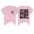 thumbnail image 1 of Womens Shirts Summer Round Neck Printed Loose Casual Short Sleeved Top Womens Tops, 1 of 6
