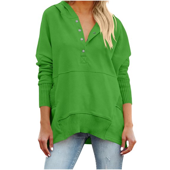 Womens Shirts Summer V-Neck 3/4 Sleeve Lightweight Tops & Blouses Casual Loose Fit Solid Color Casual Tunic Blouses Blouses for Women Dressy Casual