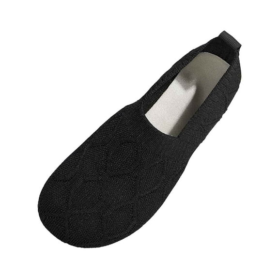 Womens Shoes,Casual Loafers Breathable Comfortable for Daily Wear Lightweight Flat Casual Loafers for Easy Walking,Shoes for Women,Black,6