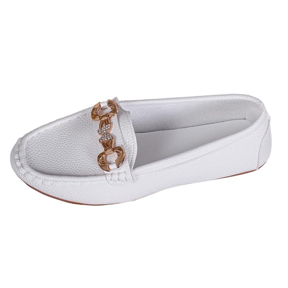 Womens Shoes,Casual Loafers Comfortable Flat for Everyday Walking Bowknot Casual Loafers for Jeans Fashion,Shoes for Women,White,8