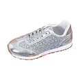 thumbnail image 1 of Womens Shoes,Casual Shoes Comfortable Everyday Walking Footwear Durable Sole Lightweight On Sneakers Breathable Comfort Loafers for All Day,Shoes for Women,Silver,7.5, 1 of 8