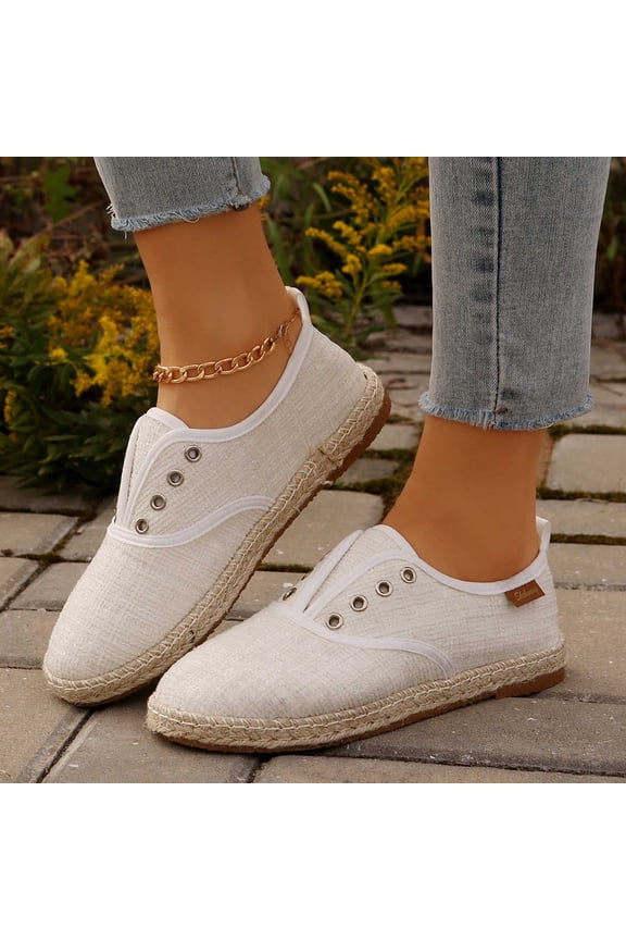 Womens Shoes,Espadrilles Hollow Platform Solid Color Breathable Fashion Espadrilles for Daily Use,Womens Running Shoes,Z01 White,6