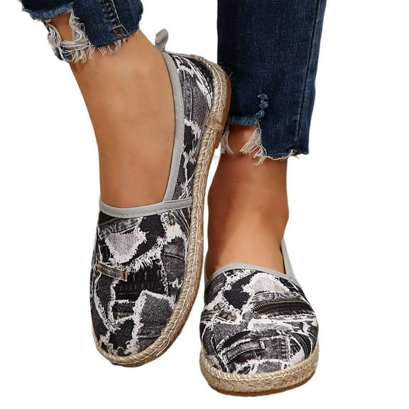 Womens Shoes,Espadrilles Hollow Platform Solid Color Breathable Stylish Espadrilles for Leisure,Shoes for Women,Z05 Black,6.5