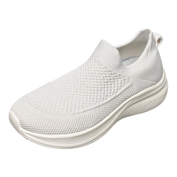 Womens Shoes,Fashion Sneakers Lightweight On Casual Running Shoes For Outdoor Sports Stylish And Comfortable Design For All Seasons,Shoes for Women,White,6.5