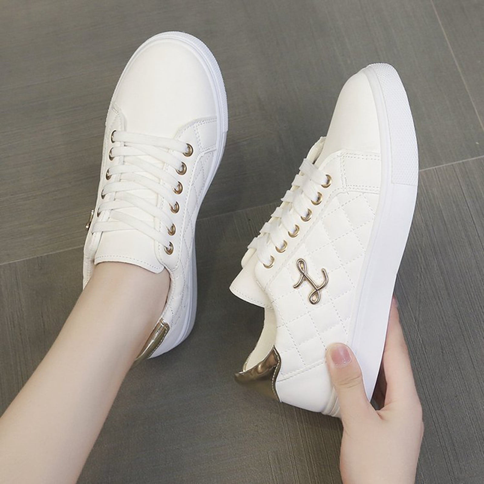 Womens Shoes,Sneakers Breathable Comfortable Low Top Lace Up Flat