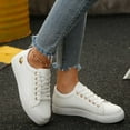thumbnail image 1 of Womens Shoes,Sneakers Casual Flat Walking Comfortable Lightweight Athletic Sneakers for Daily Use,Womens Running Shoes,Z03 White2,8.5, 1 of 8