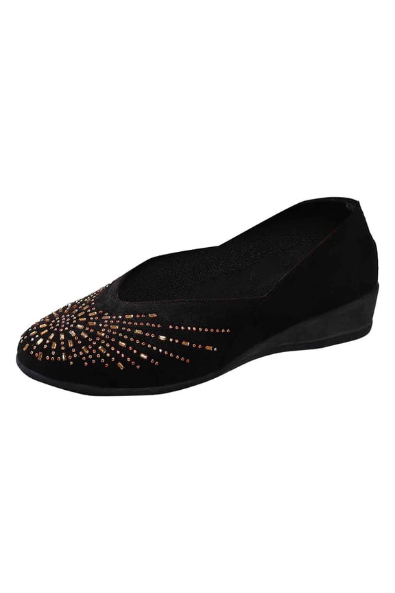 Womens Shoes,Suede Loafers Fashion Rhinestone Heel for Daily Wear Comfortable Suede Loafers for On Style,Shoes for Women,Orange,6.5