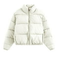 thumbnail image 1 of Womens Short Puffy Puffer Jacket For Winter Warmth And Style Womens Winter Coats, 1 of 6