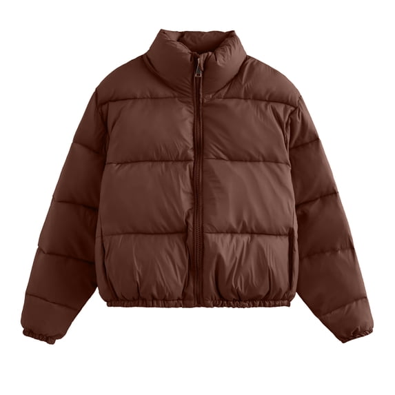 Womens Short Puffy Puffer Jacket For Winter Warmth And Style Womens Winter Coats